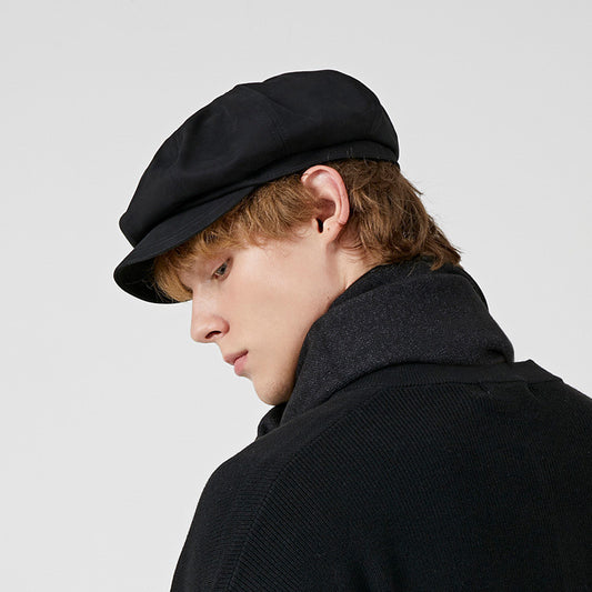 British Retro Octagonal Hat For Mens