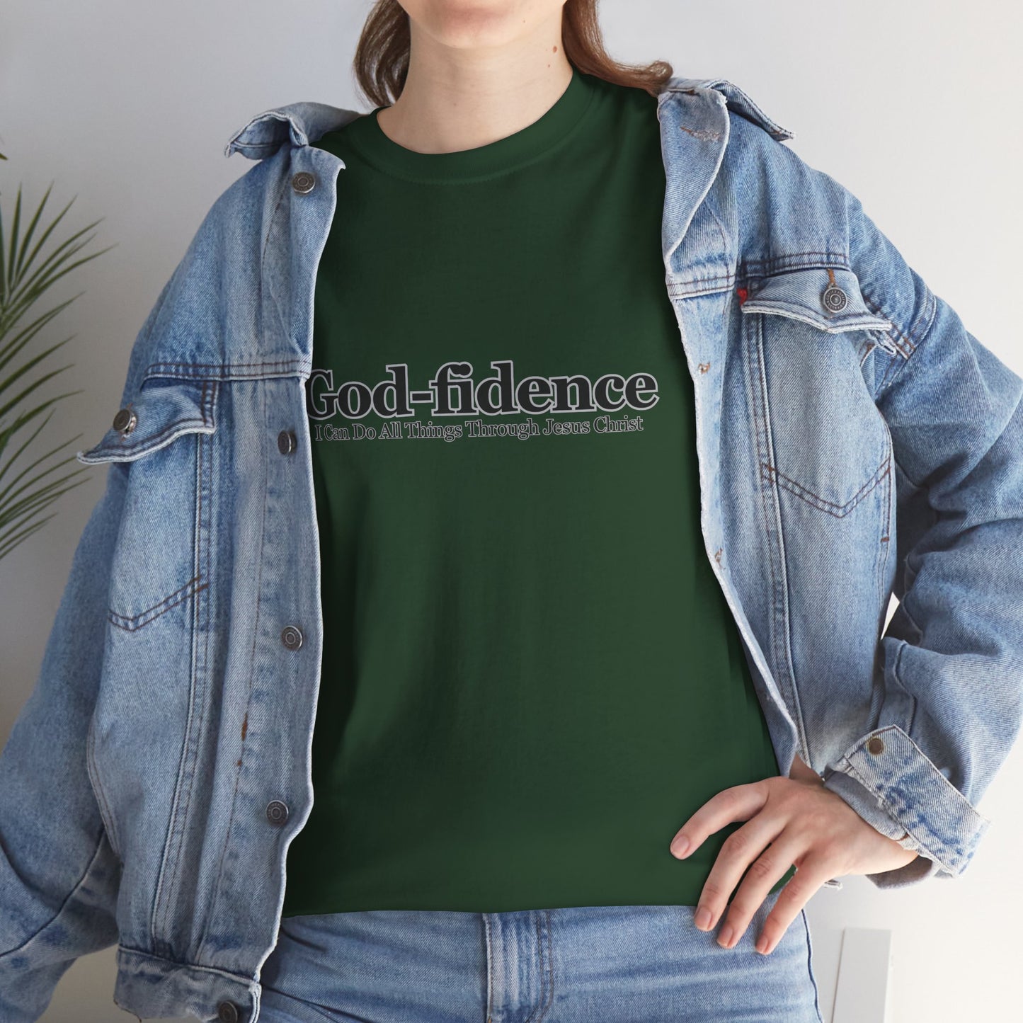 Classic God-fidence Believe In God Graphic Tee - Women