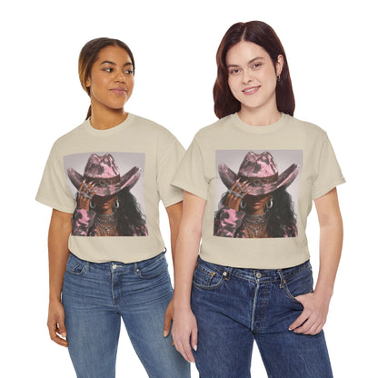 Casual Trendy Cowgirl Vintage Graphic Tee - Women