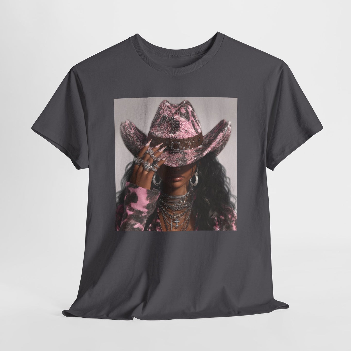 Casual Trendy Cowgirl Vintage Graphic Tee - Women