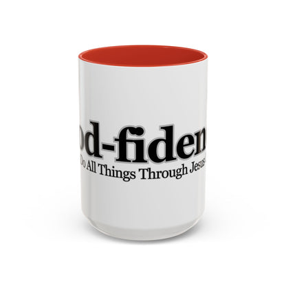 God-Fidence Bold Faith Coffee Mug