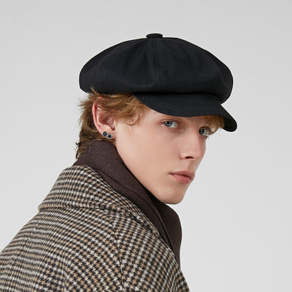 British Retro Octagonal Hat For Mens