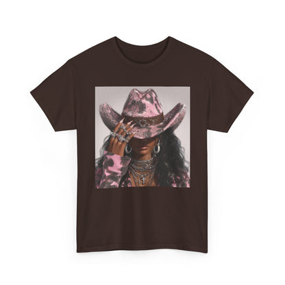 Casual Trendy Cowgirl Vintage Graphic Tee - Women