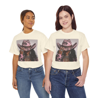 Casual Trendy Cowgirl Vintage Graphic Tee - Women