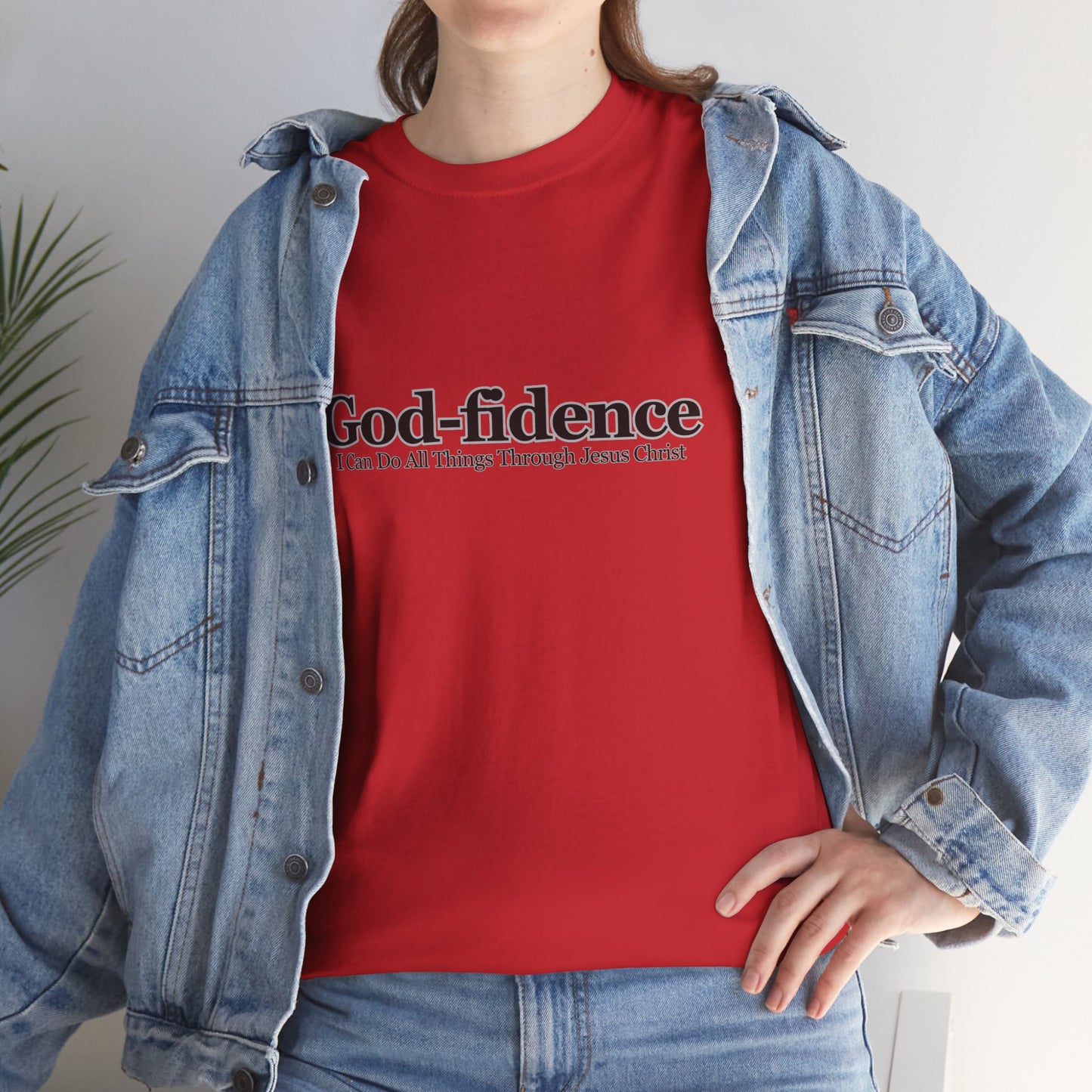 Classic God-fidence Believe In God Graphic Tee - Women