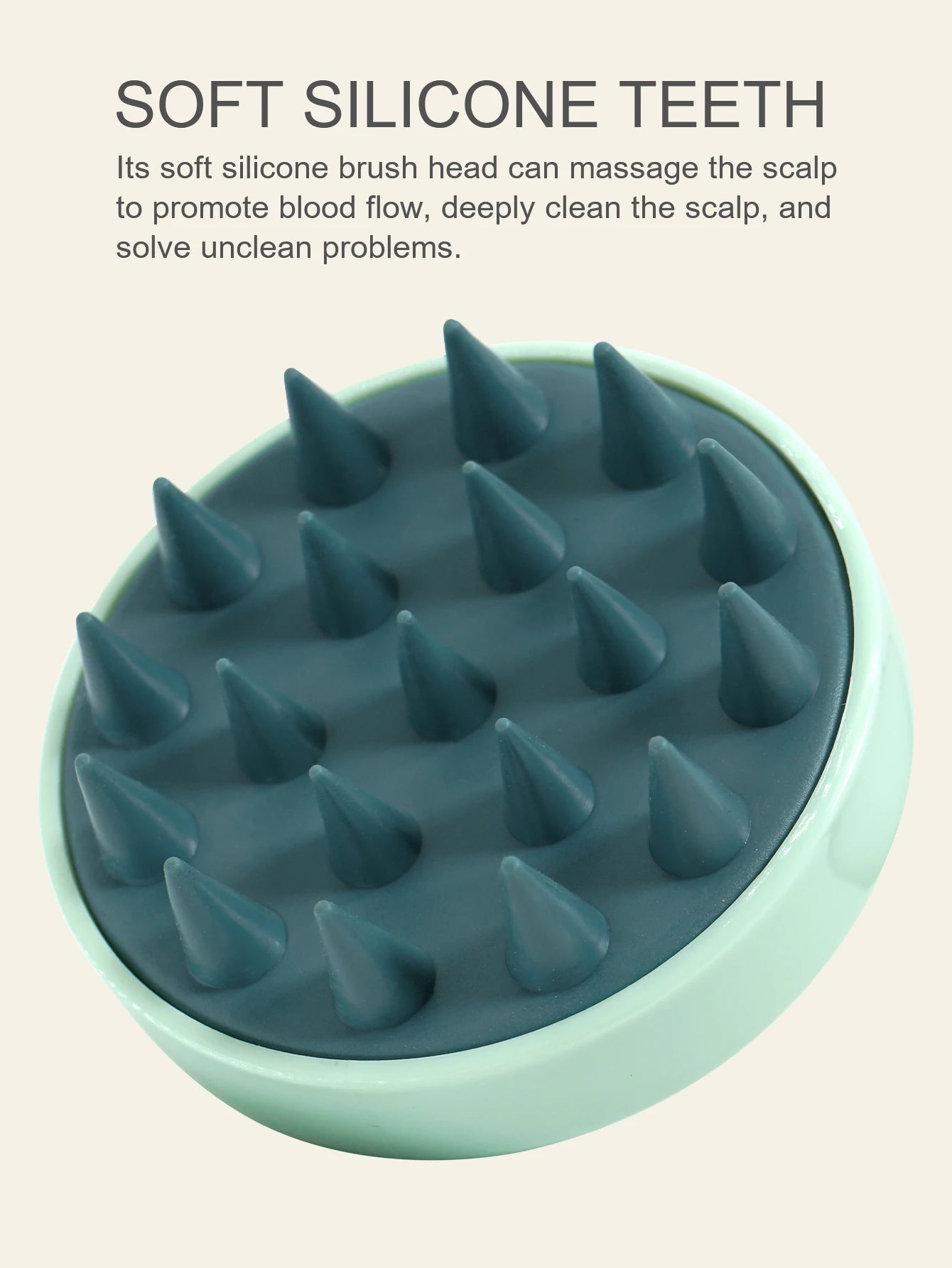 Silicone Shampoo Scalp Hair Massager Brush