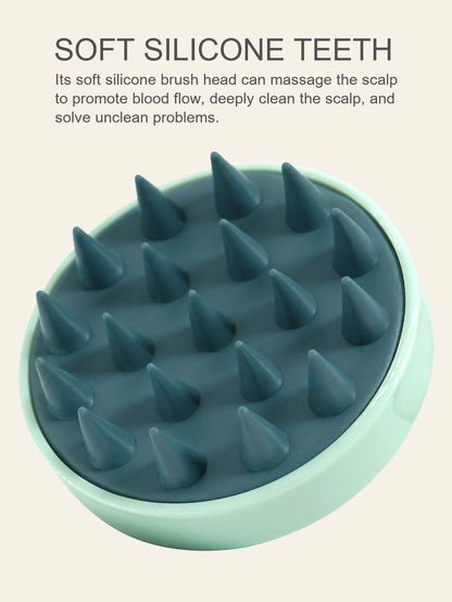 Silicone Shampoo Scalp Hair Massager Brush