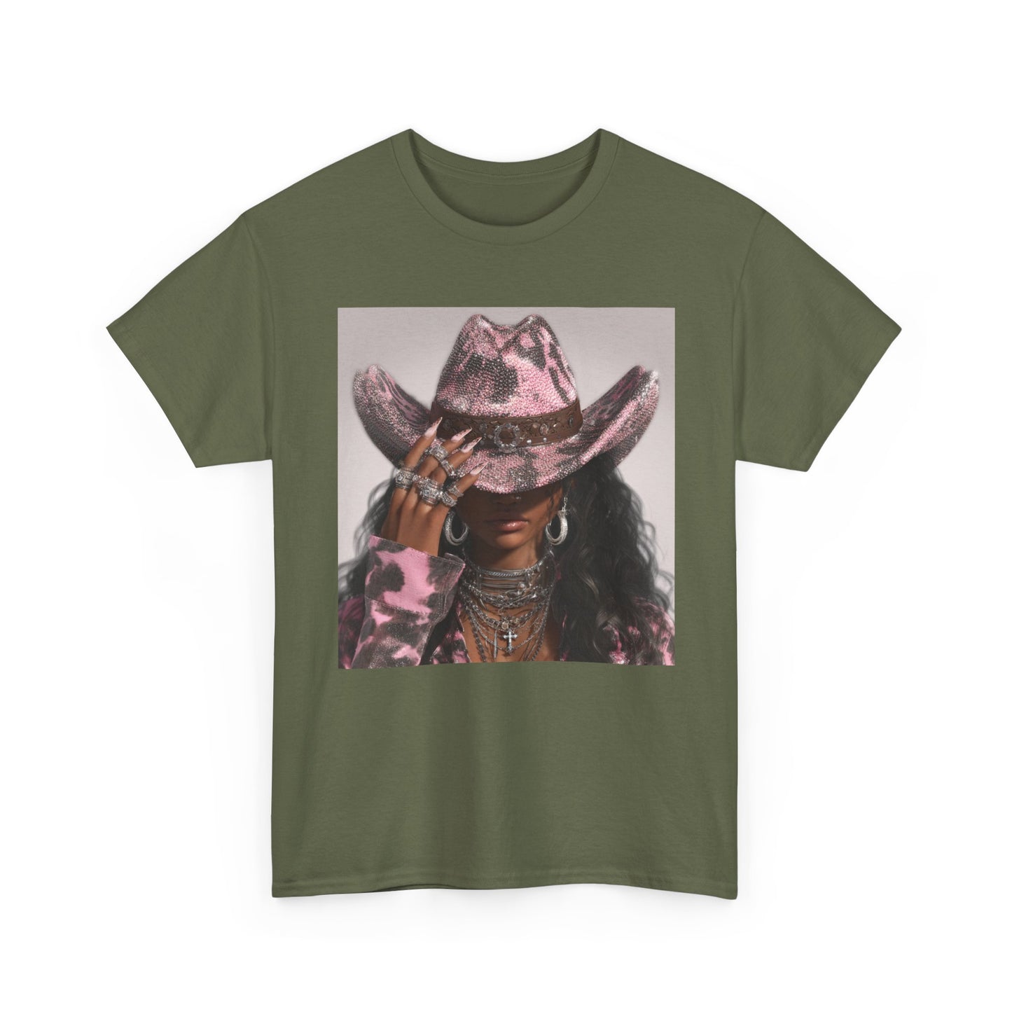 Casual Trendy Cowgirl Vintage Graphic Tee - Women