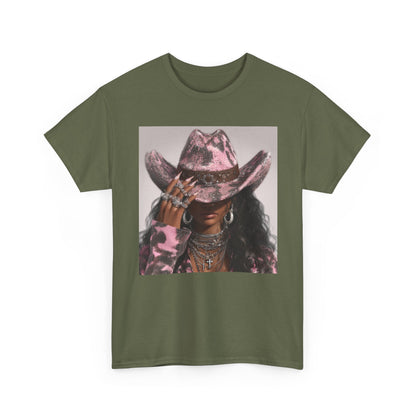 Casual Trendy Cowgirl Vintage Graphic Tee - Women