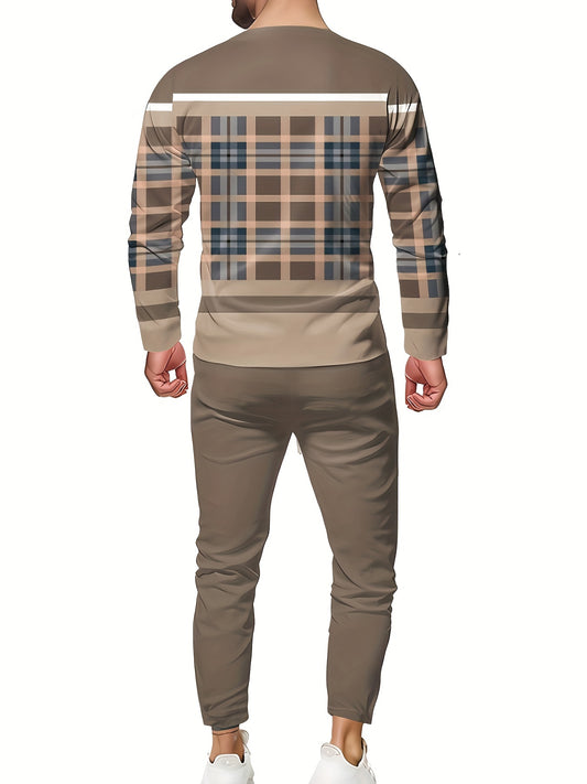 Men's Plaid 2 Pc Set
