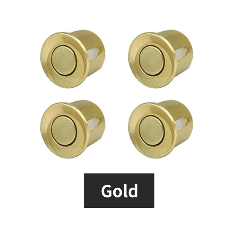 Hippcron 4PCS 22mm Car Parking Sensors Backup Radar System Black Red Blue Gold Grey Silver Champagne Gold White Color Sensor