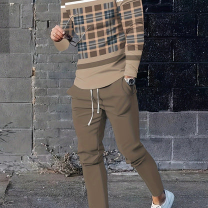 Men's Plaid 2 Pc Set