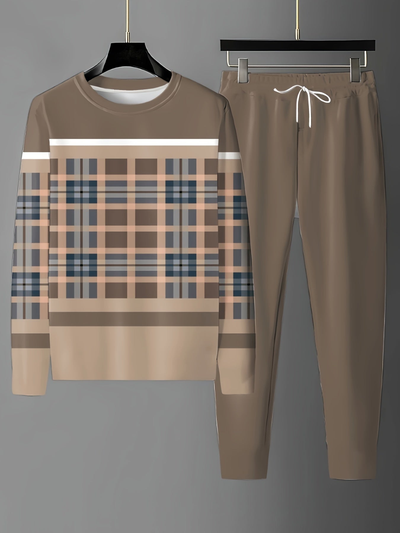 Men's Plaid 2 Pc Set