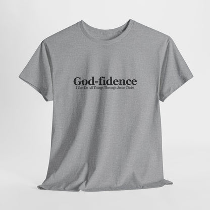 Classic God-fidence Believe In God Graphic Tee - Women
