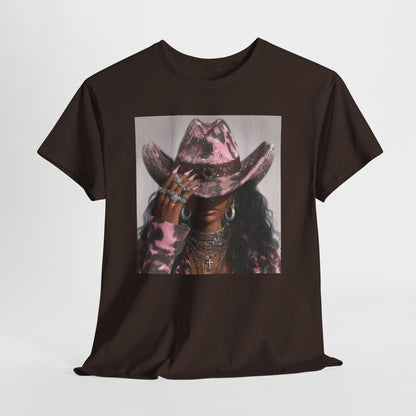 Casual Trendy Cowgirl Vintage Graphic Tee - Women