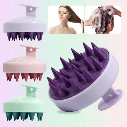 Silicone Shampoo Scalp Hair Massager Brush