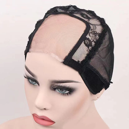 Lace Wig Caps for Making Wigs with Adjustable Strap on the Back Weaving Hairnets Swiss Lace Wig Cap (SIZE:SML)