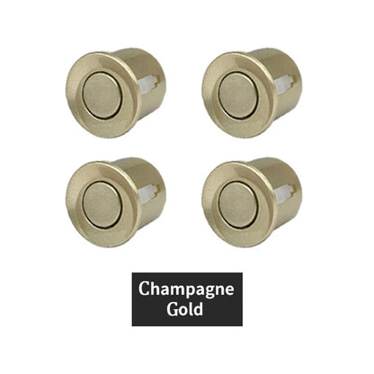 Hippcron 4PCS 22mm Car Parking Sensors Backup Radar System Black Red Blue Gold Grey Silver Champagne Gold White Color Sensor