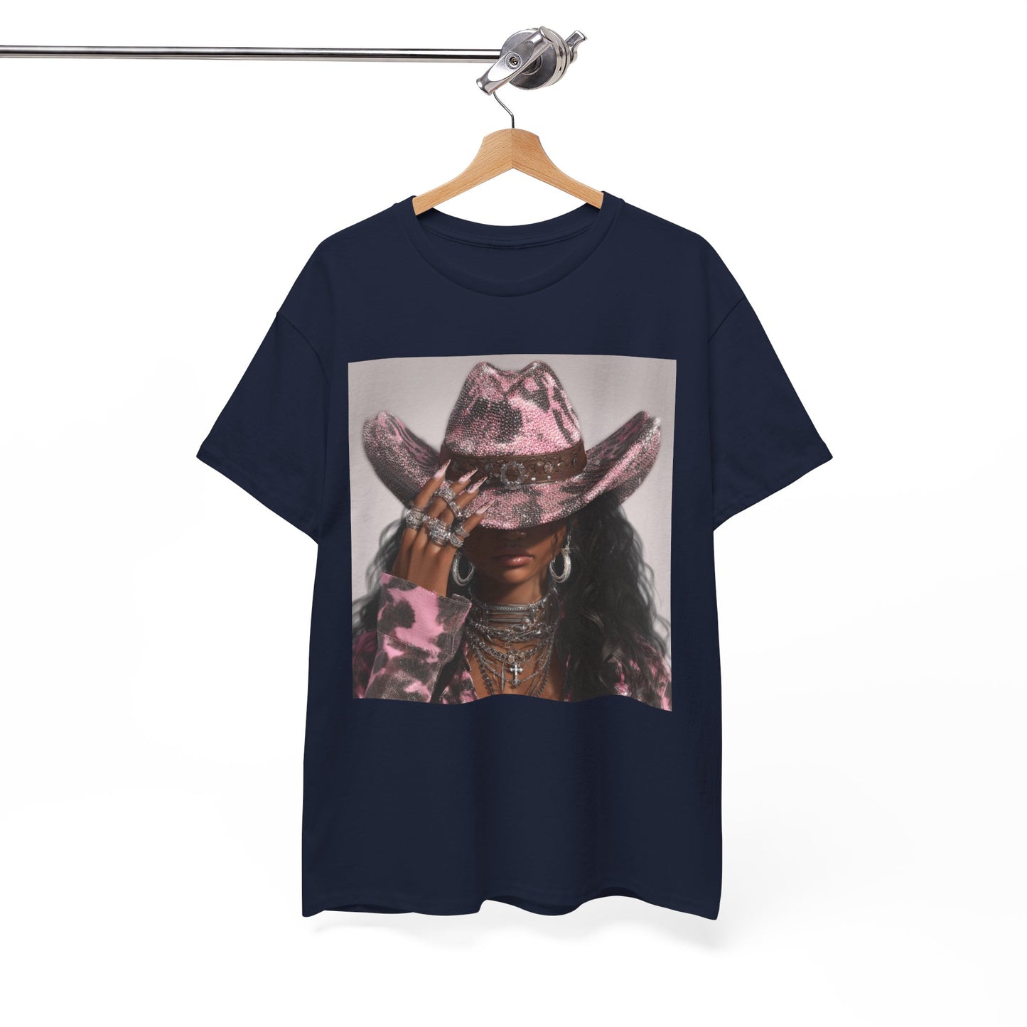 Casual Trendy Cowgirl Vintage Graphic Tee - Women