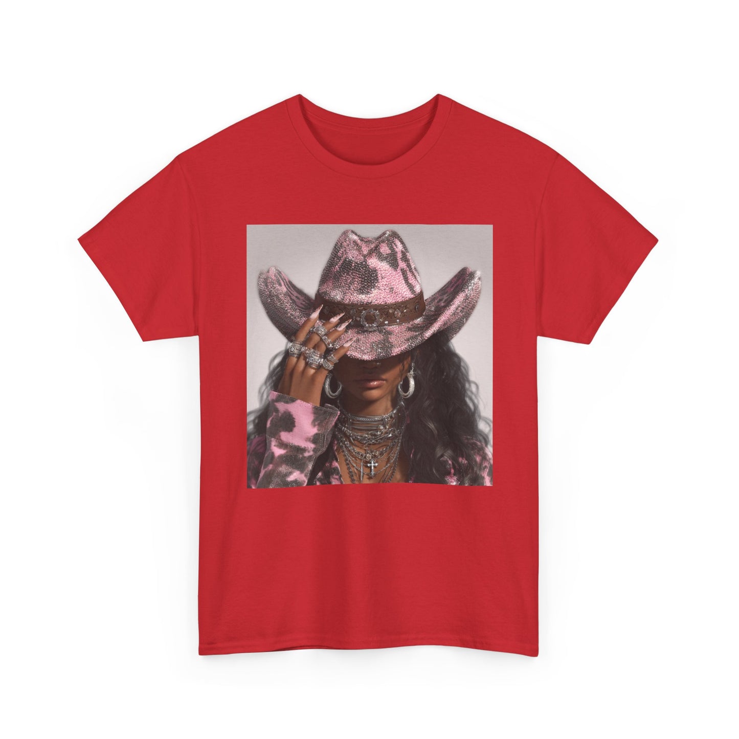 Casual Trendy Cowgirl Vintage Graphic Tee - Women