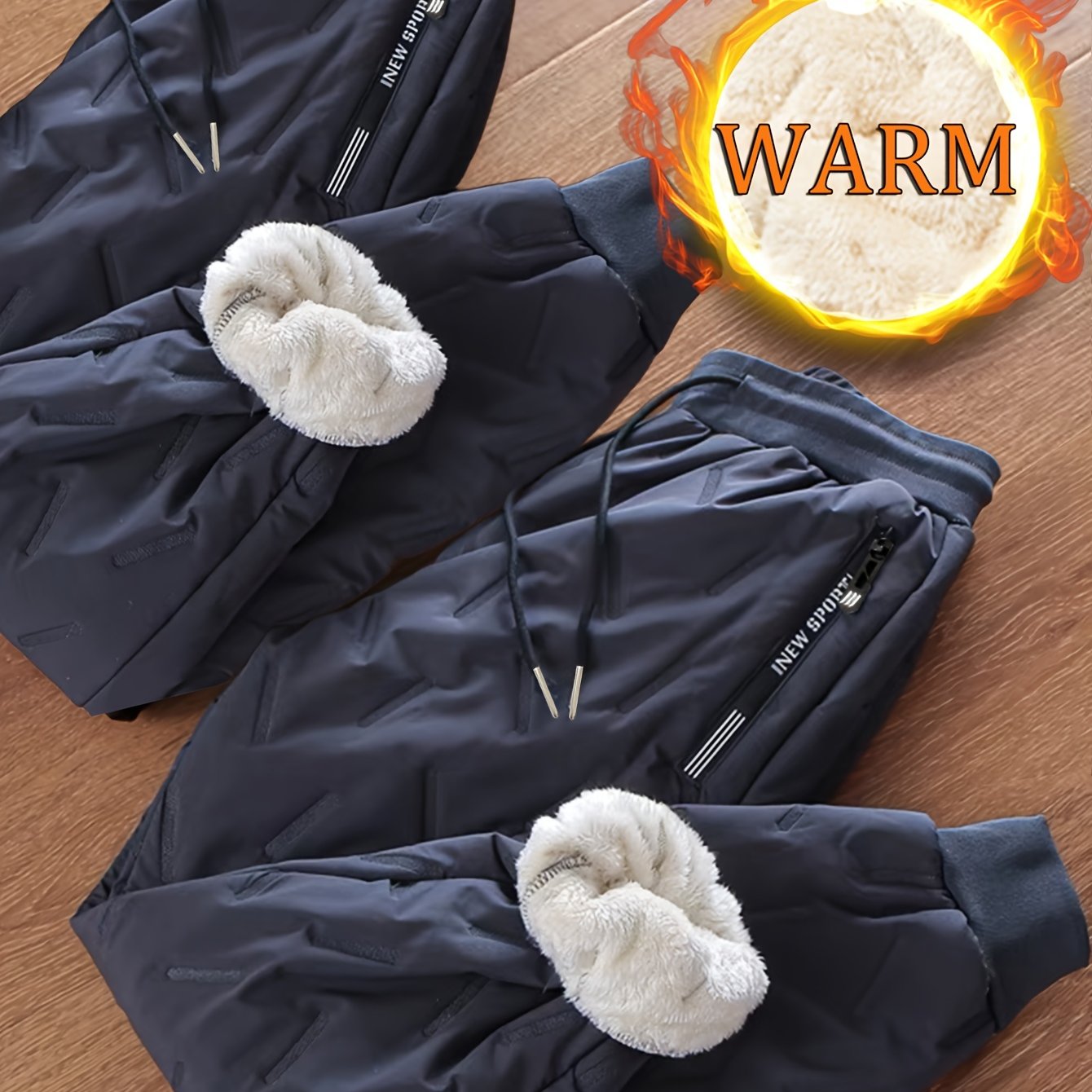 Men's Warm Fleece Joggers