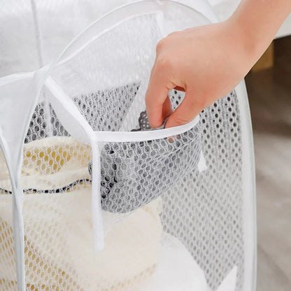 Ventilated Foldable Dirty Cloth Organzier Basket