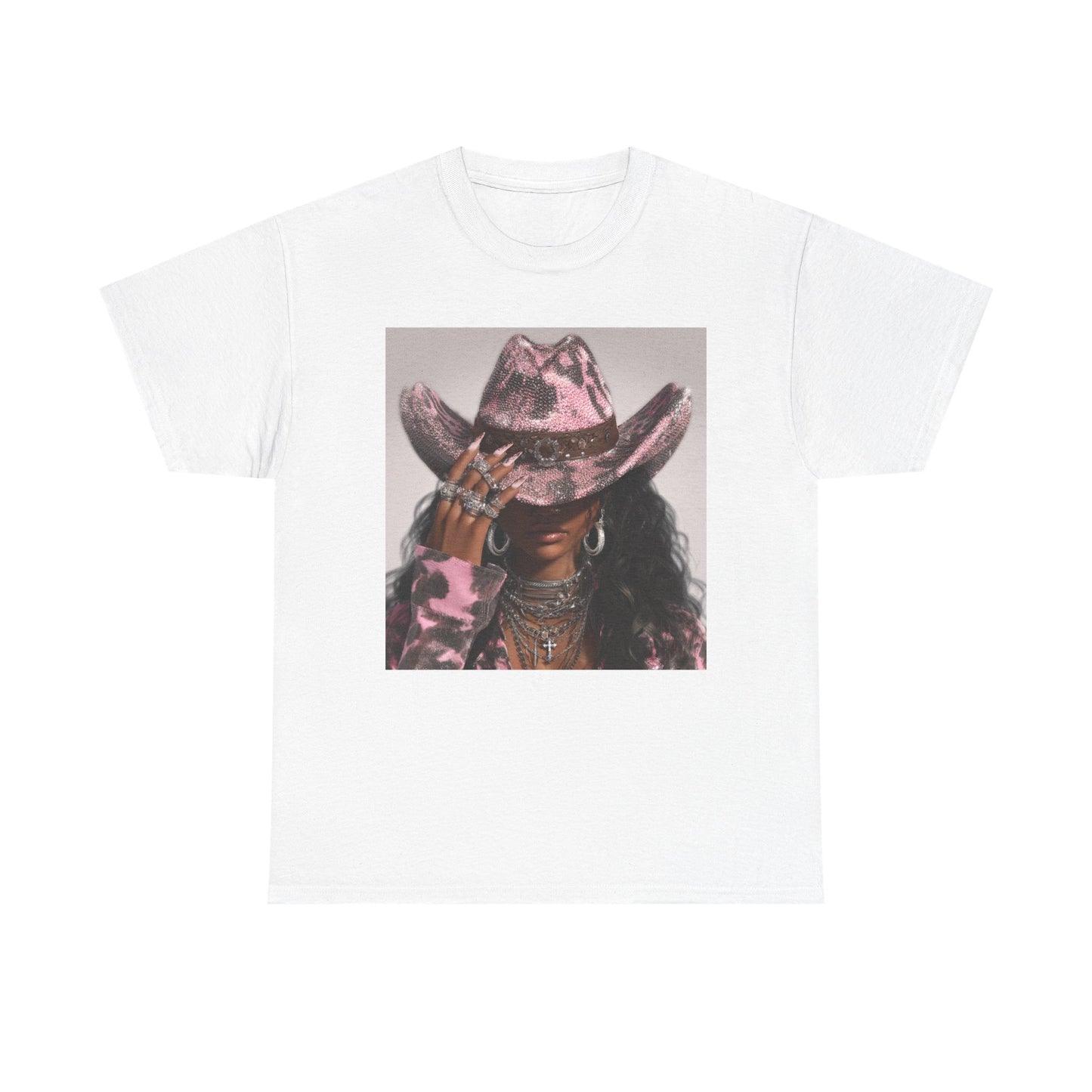 Casual Trendy Cowgirl Vintage Graphic Tee - Women
