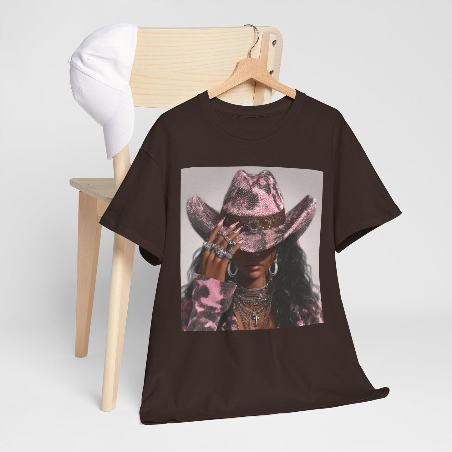 Casual Trendy Cowgirl Vintage Graphic Tee - Women