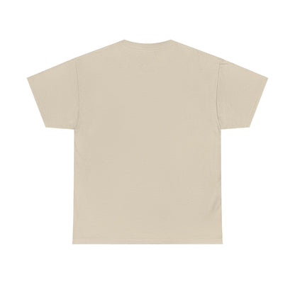 Beige t-shirt on a white background