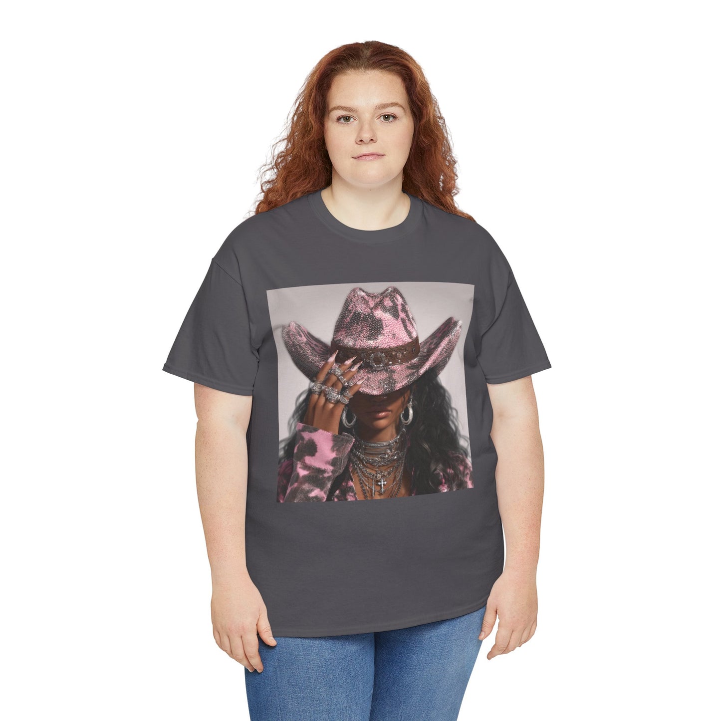 Casual Trendy Cowgirl Vintage Graphic Tee - Women