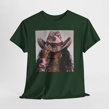 Casual Trendy Cowgirl Vintage Graphic Tee - Women