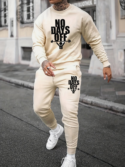 Men's 'NO DAYS OFF' 2 Pc Set