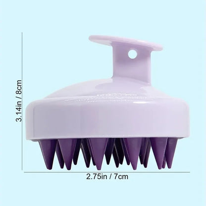 Silicone Shampoo Scalp Hair Massager Brush