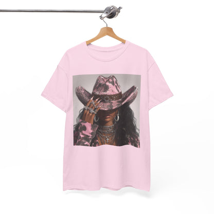Casual Trendy Cowgirl Vintage Graphic Tee - Women