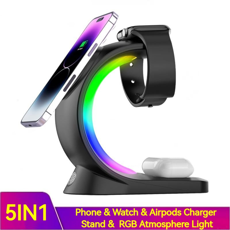 4 In 1 Magnetic Wireless Charger Stand