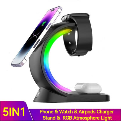 4 In 1 Magnetic Wireless Charger Stand