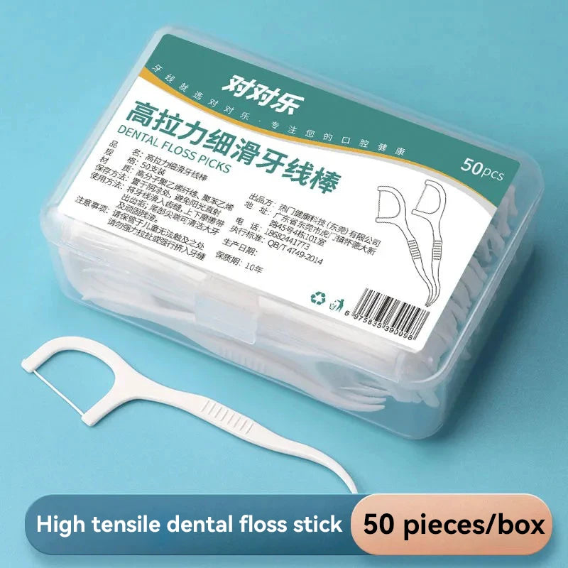 Portable Disposable Dental Floss Stick