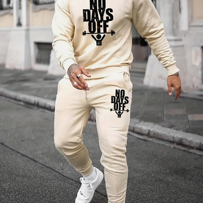 Men's 'NO DAYS OFF' 2 Pc Set