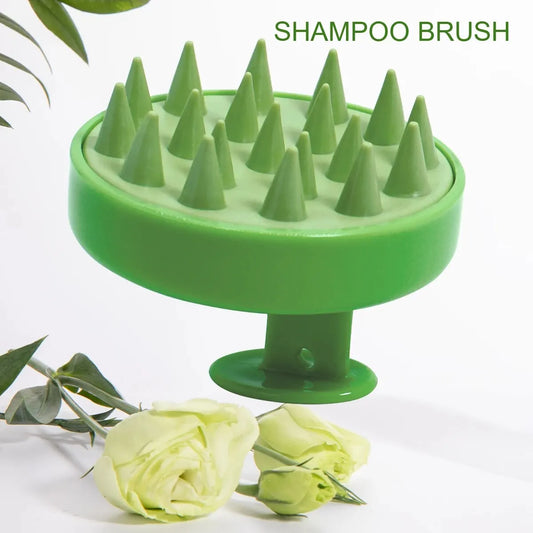 Silicone Shampoo Scalp Hair Massager Brush