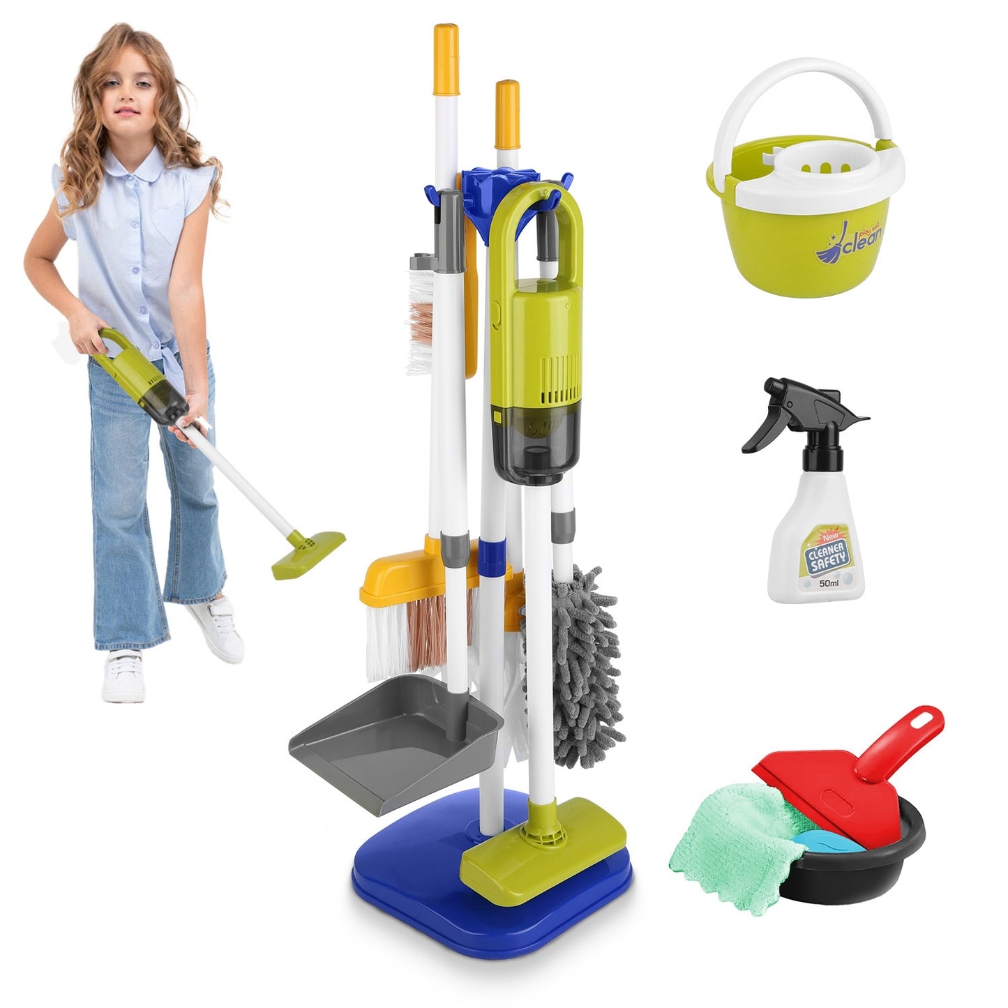 14 Piece Housekeeping Toy Set