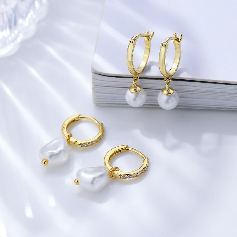 Pearly Earrings - 1 pair