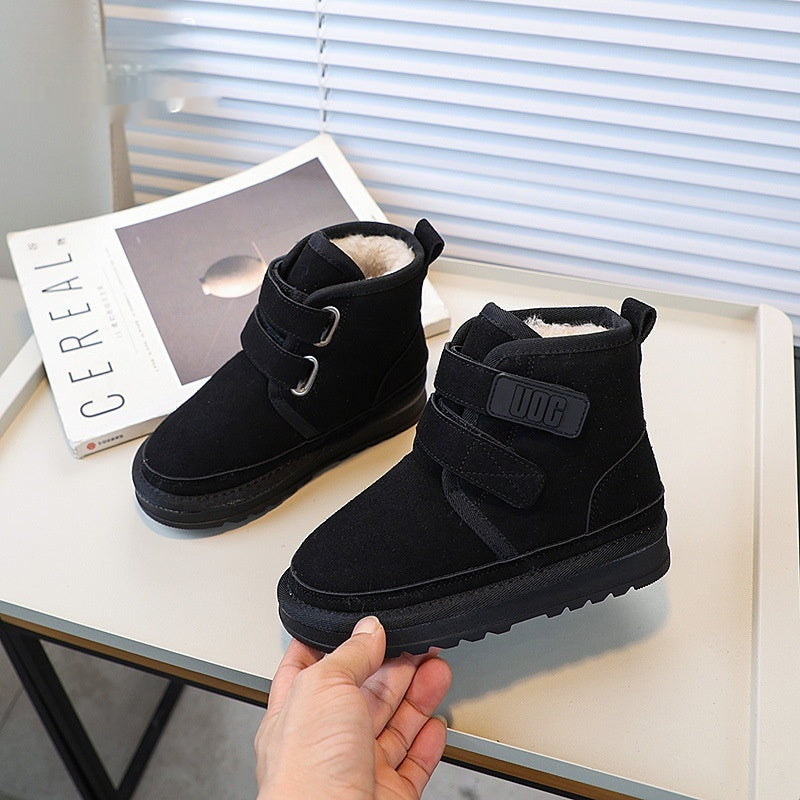 Girl's Fleece-Lined Snow Boots