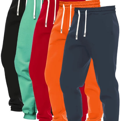Women's Loose Fit Joggers w/ Drawstring, 5 Pcs