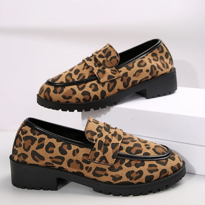 Mya Leopard Loafers