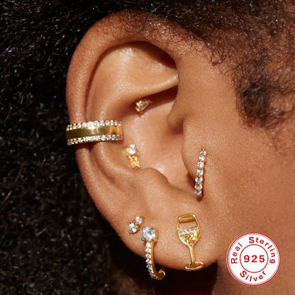 Halo Earrings - 1 pair