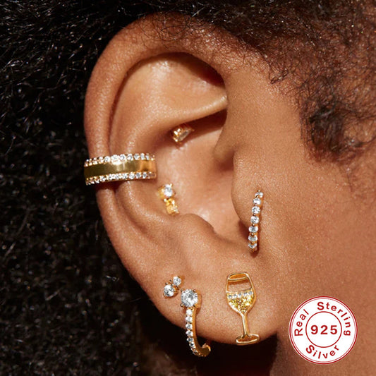 Halo Earrings - 1 pair