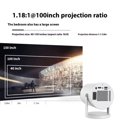 Portable HY300 Freestyle Projector
