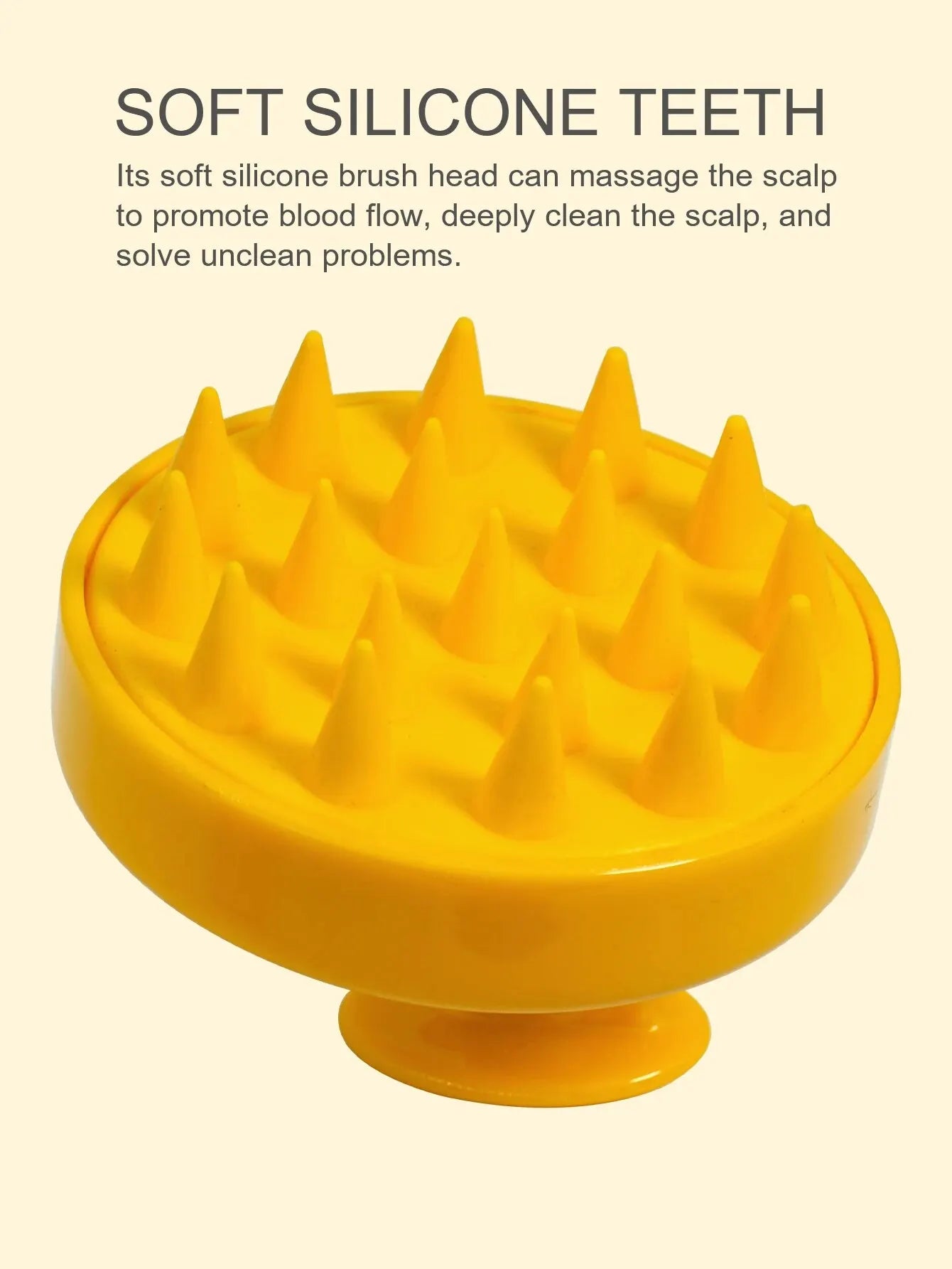 Silicone Shampoo Scalp Hair Massager Brush